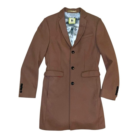 noose & monkey Other - 🙈 Noose & Monkey Brown‎ Long Blazer 🧥 36RG Statement Jacket